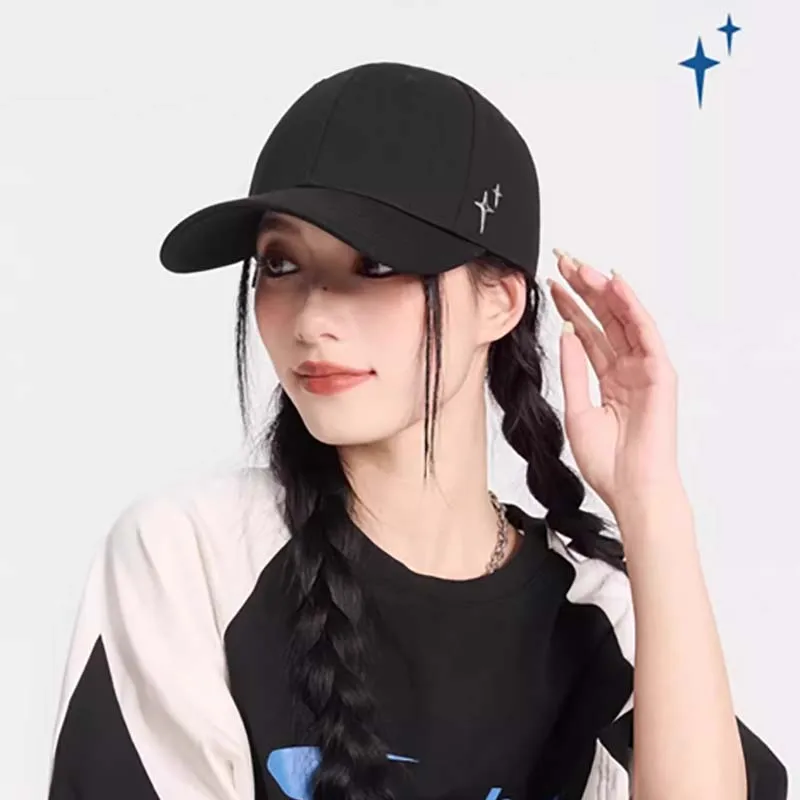

Модная летняя вентилируемая Женская Бейсболка с капюшоном и звездами, одежда для небольших прогулок с солнцезащитными козырьками, кепка, бейсболки