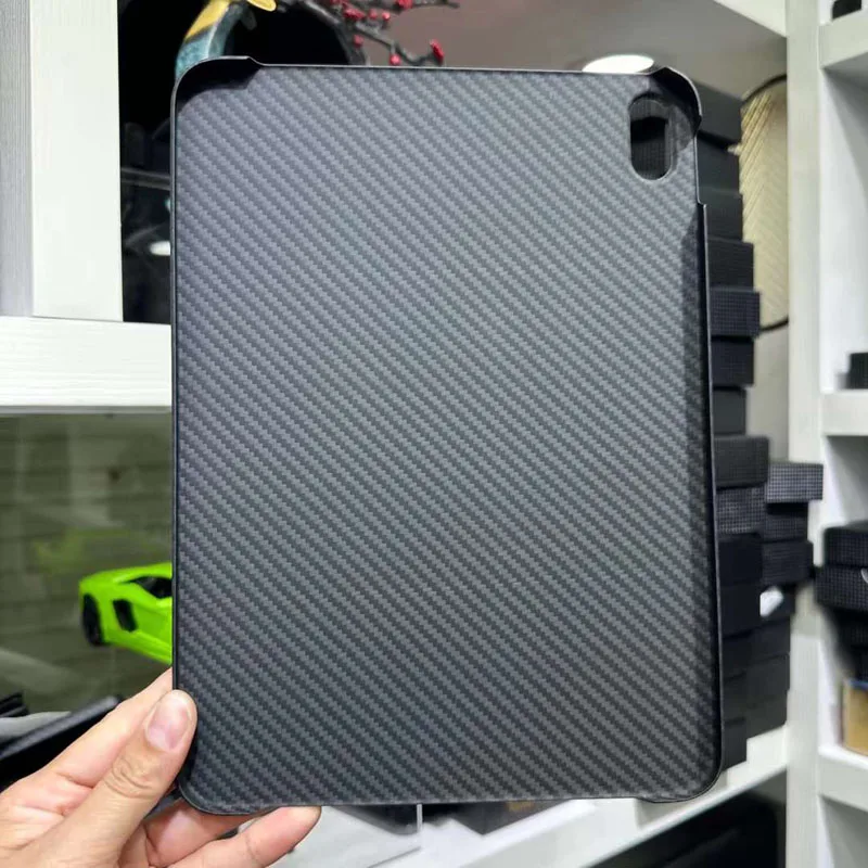 Imagem -02 - Real Carbon Fiber Aramid Anti-explosion Tablet Capa Protetora Capa para Apple Ipad Proteção Shell 10th Generation 10.9 2023