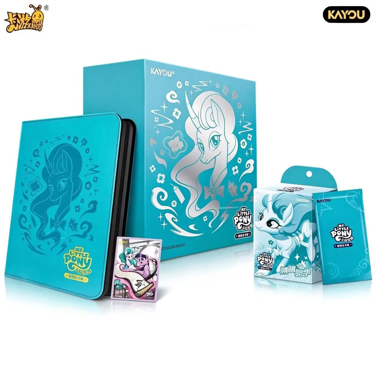 Cartes à collectionner originales KAYOU My Little Pony, coffret cadeau The Splendor of the Steed's Mane, collection de cartes de jeu périphériques, cadeaux pour enfants