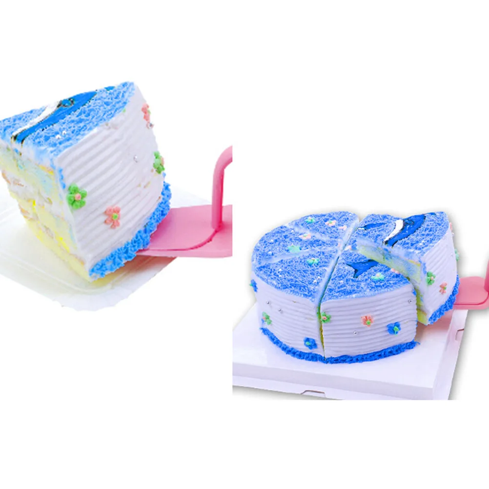 

Adjustable Plastic Cake Server Pie Cutter Detachable Handle Lightweight Ergonomic Flatware Cake Pizza Quiche Serving Tool