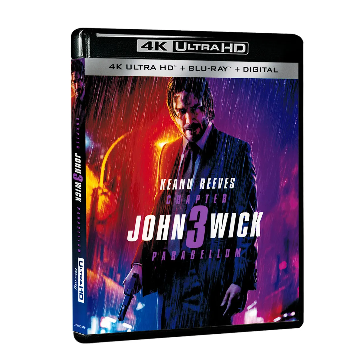 4K UHD John Wick: Capítulo 3 - Parabellum ‎     (2019) Disco Blu-ray de película BD compatible con PS5 XSX Dolby Vision Atmos de alta definición