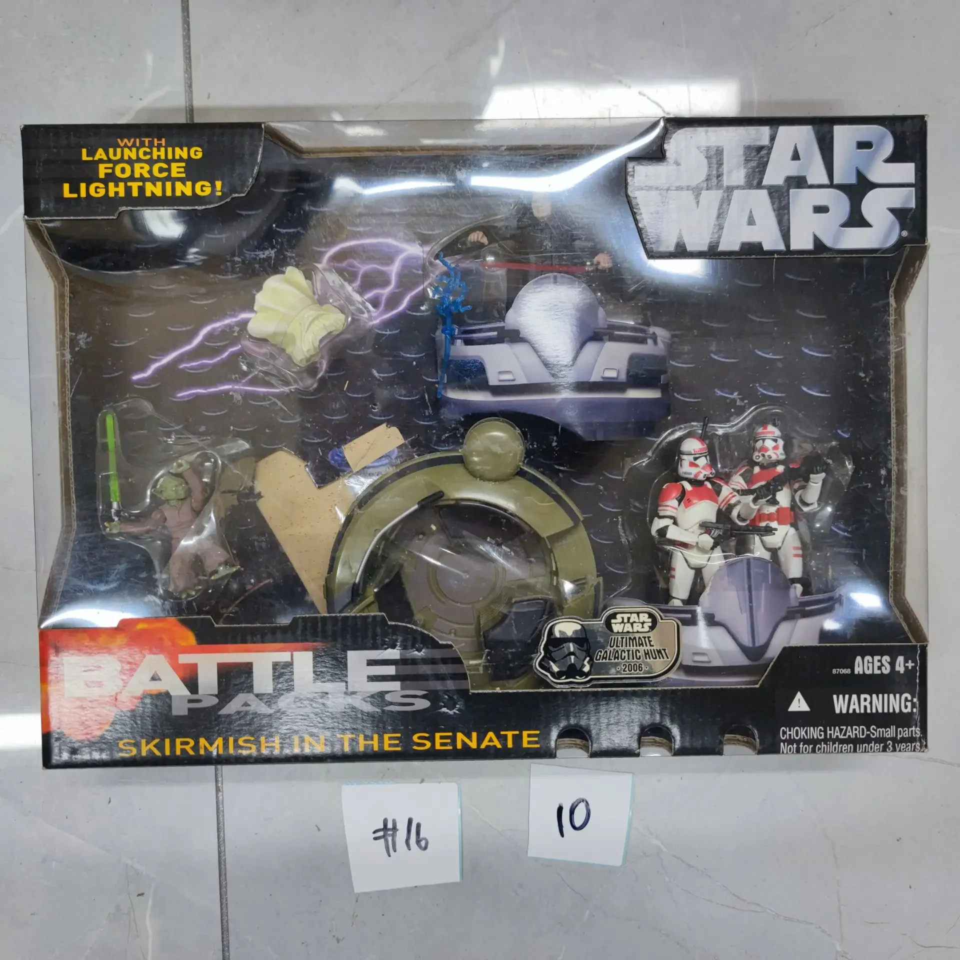 مجموعة حزم معركة حرب النجوم جيدي سيث كلون تروبر درويد المتمردين 3.75 بوصة صندوق شخصية الحركة التالفة #5