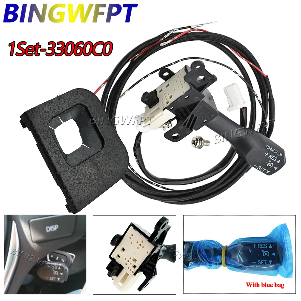 New 45186-33060-C0 For LEXUS ES300 MCV30 2001-2006 84632-34011 Cruise Control Switch Lever With Dust Cover