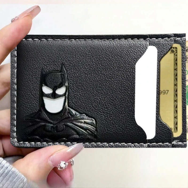 2026 BESTSELLER Leder-Fledermaus-Geldbörse Personalisierte Superhelden-Maske Kartenhalter Fledermaus-ID Heldengeldbörse Geschenk Geburtstagsgeschenke Auf Lager – Detail 1