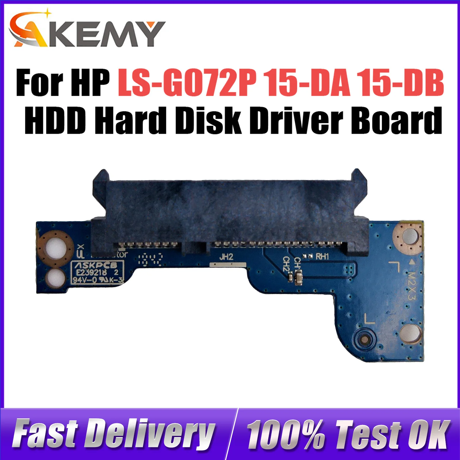 

EPK52 LS-G072P NBX0002CB00 For HP 250 255 G7 15-DA 15-DB HDD Hard Disk Driver Board with Cable 100% Tested