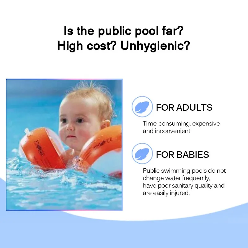 1M aufblasbares Spielzeug, Schwimmbäder für Babys, Kleinkinder, Kinder, drinnen und draußen, Badewanne, Ozean-Ballbecken, Wasserspielzeug für Kinder, Mädchen, Jungen