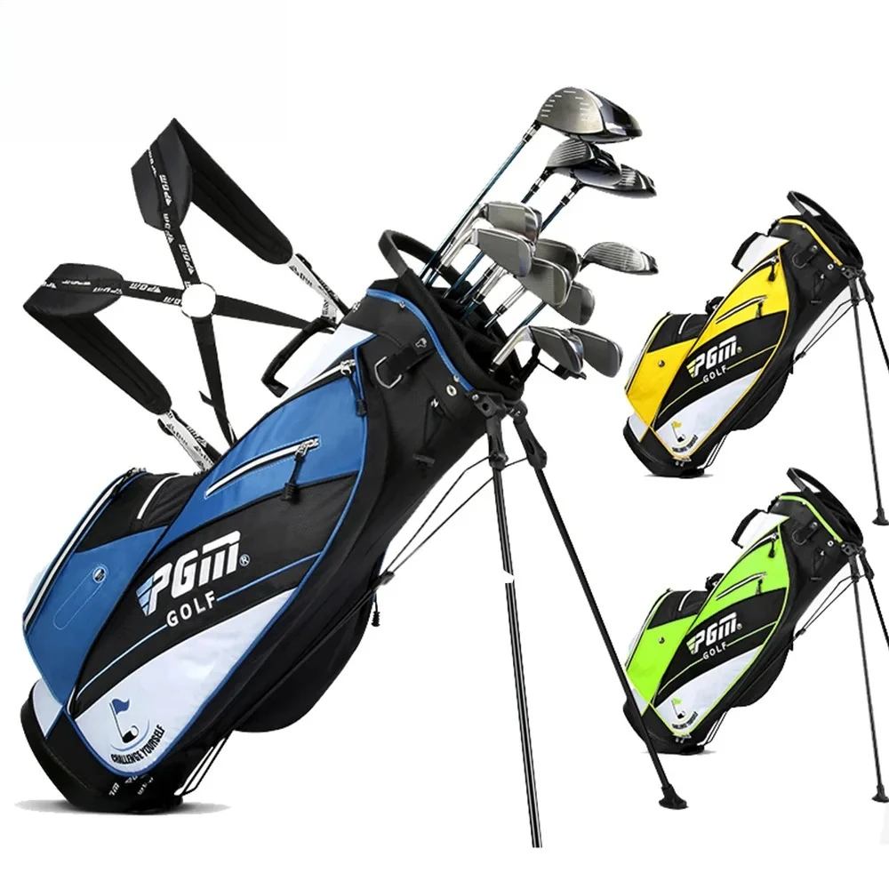 

PGM Ultra-Light Waterproof Golf Stand Bag, Nylon 4-Way Divider Golf Club，Portable Golf Bag with Adjustable Dual Shoulder Straps