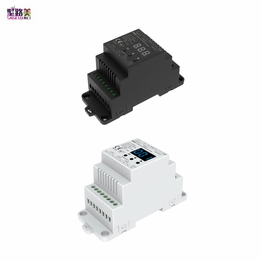 

DC12V-48V 24V 36V 4 Channel Constant Current DMX512 Decoder D4C 150-500MA or 350-1200MA CC PWM Controller Drives 1-13pcs Chip