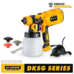 HVLP 800 ML & 3 NOZZLES HIGH POWER ELECTRIC PAINT SPRAYER AIR BRUSH PAINT GUN PNEUMATIC GUN HOME DIY DEKO DKSG SERIES