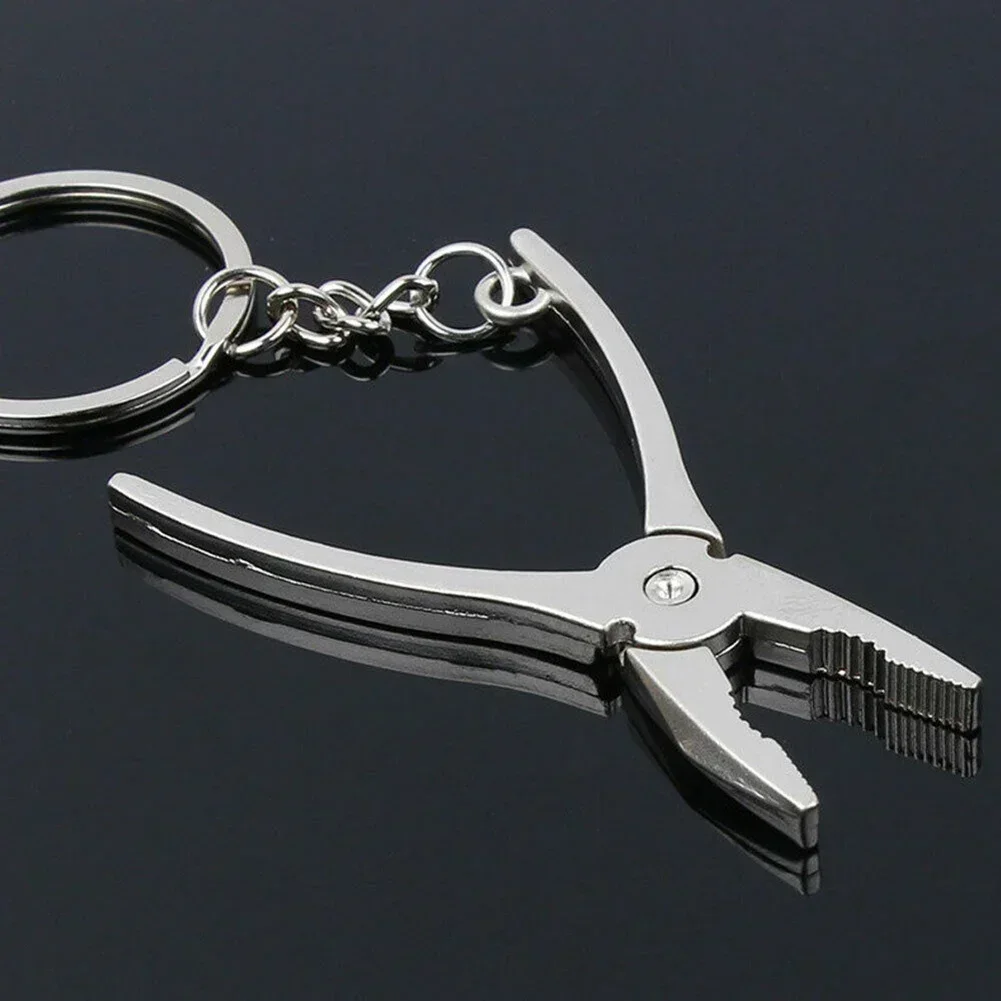 Key Tag Chain Keychain For Car Bike Bag Replacement Silver Stainless Steel 1 Piece Key Ring Key Tag Metal Part