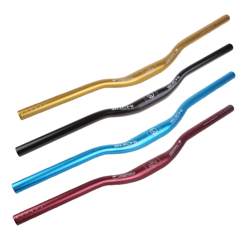 31.8x620mm/25.4mm 600mm Aluminum Alloy Handlebar Straight MTB Bicycle Riser Flat Handle Bar Road Bike Parts Accessories