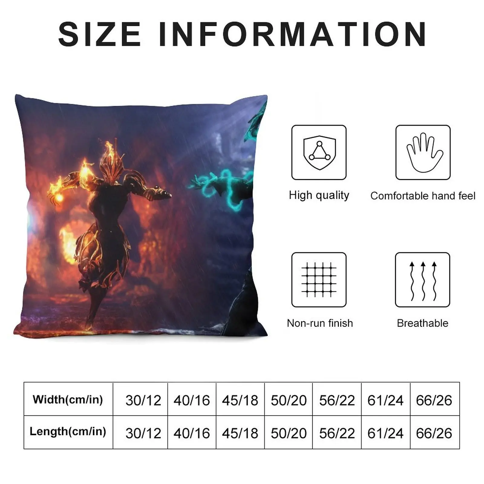 Warframe fan art Throw Pillow Decorative Cushion christmas pillow case pillow