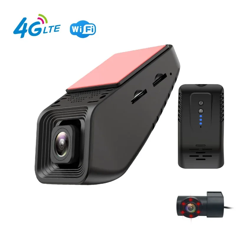 

no screen 4g sim cloud dash cam 4g dual car dvr with app live front and rear dual lens dashcam with gps wifi dash cam