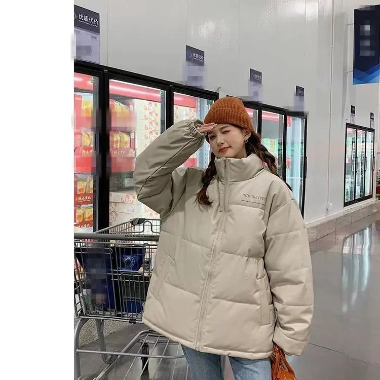 

Puffer Parkas Womens Elegant Woman Coat Trendy Stylish Breathable Cute Slim Padding Windproof Outercoats Streetwear Zipped Youth