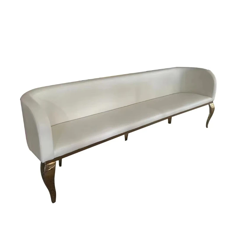 Couple seat sofa for wedding living room home decoration stainless steel hotel