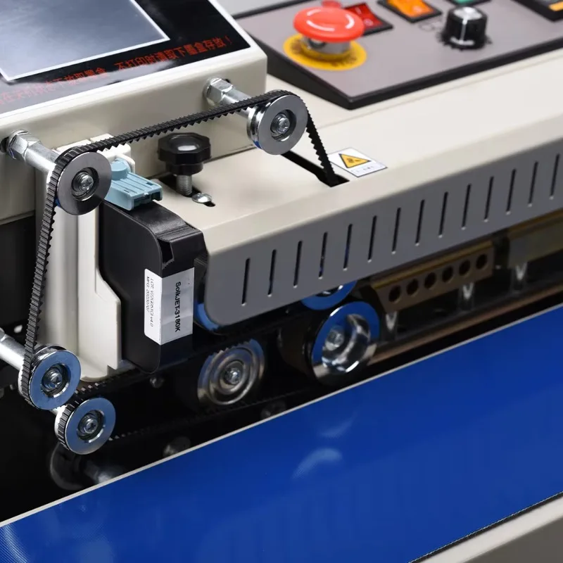 Zhuoyu Automatische Inkjet-Druckmaschine für kleine Unternehmen, kommerzielle Desktop-Verpackungsbeutel-Versiegelungsmaschine für Plastiktüten