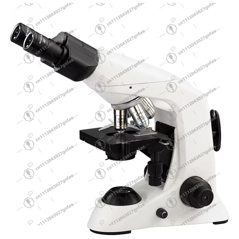 Microscope biologique binoculaire E-Plan A12.6603-B avec source de lumière LED à l'infini 1000x, objectif 40x100x et concentrateur Abbe