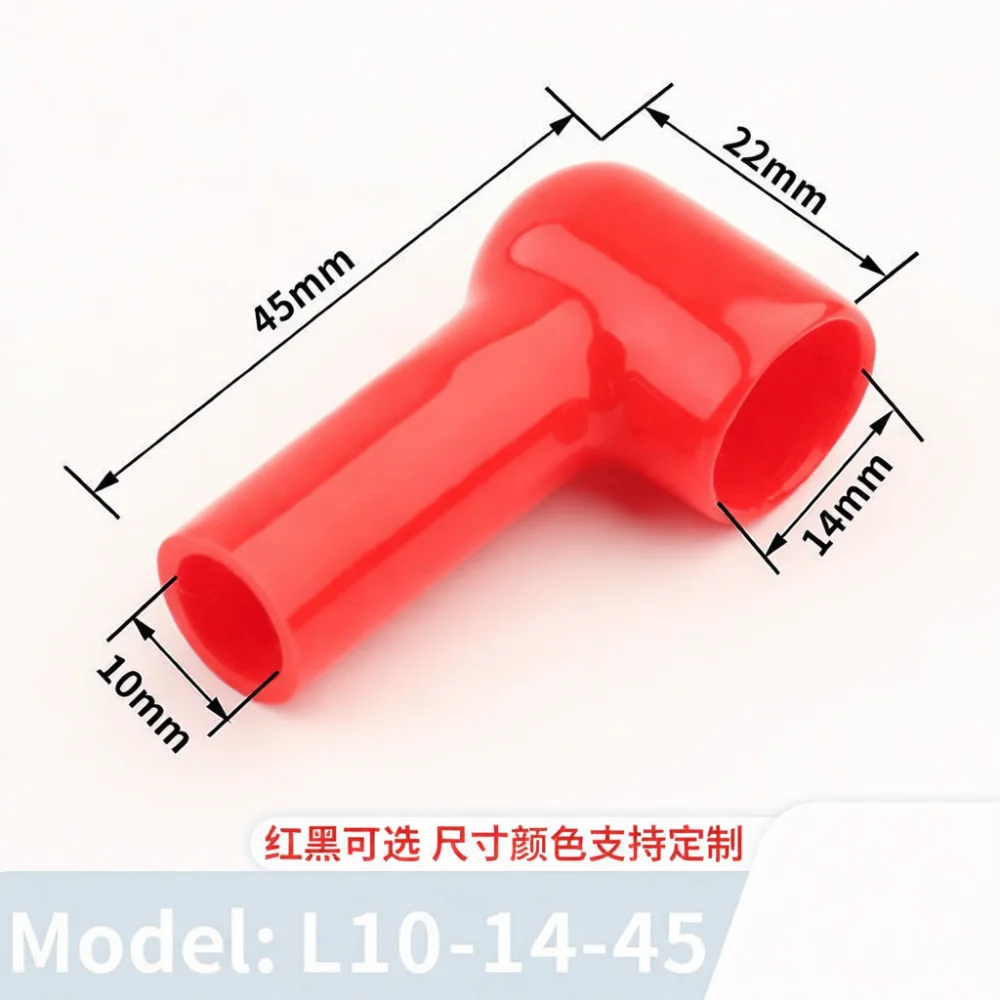 Flame Retardant Battery Terminal Protector PVC Cover Pipe Shape Guard For Vehicle Positive Negative Post Connector