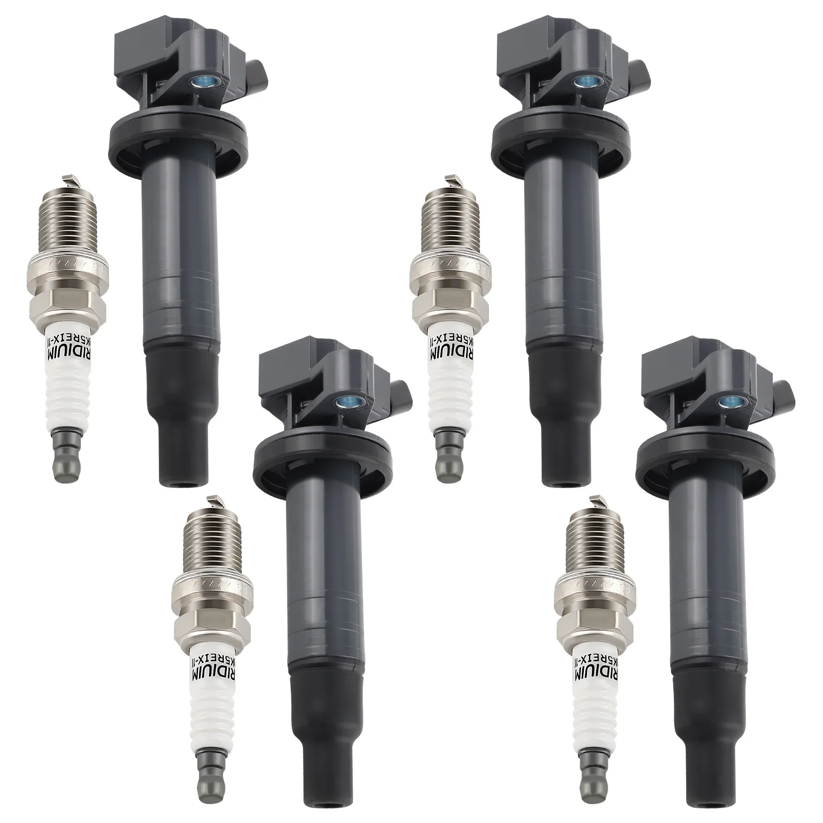 

Ignition Coil Pack and Iridium Spark Plug Set of 4 For Chevrolet Prizm 00-2002