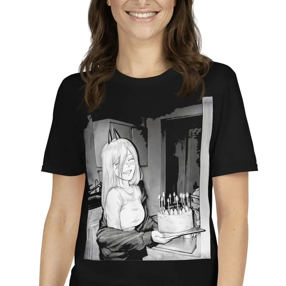 Anime Devil Girl Horror Creepy Goth Short-Sleeve Unisex T-Shirt