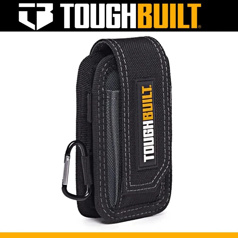 TOUGHBUILT TB-33 الحقيبة الهاتف الذكي البناء الثقيلة مع غطاء لينة مقاومة للخدش مشبك معدني أداة الحقيبة