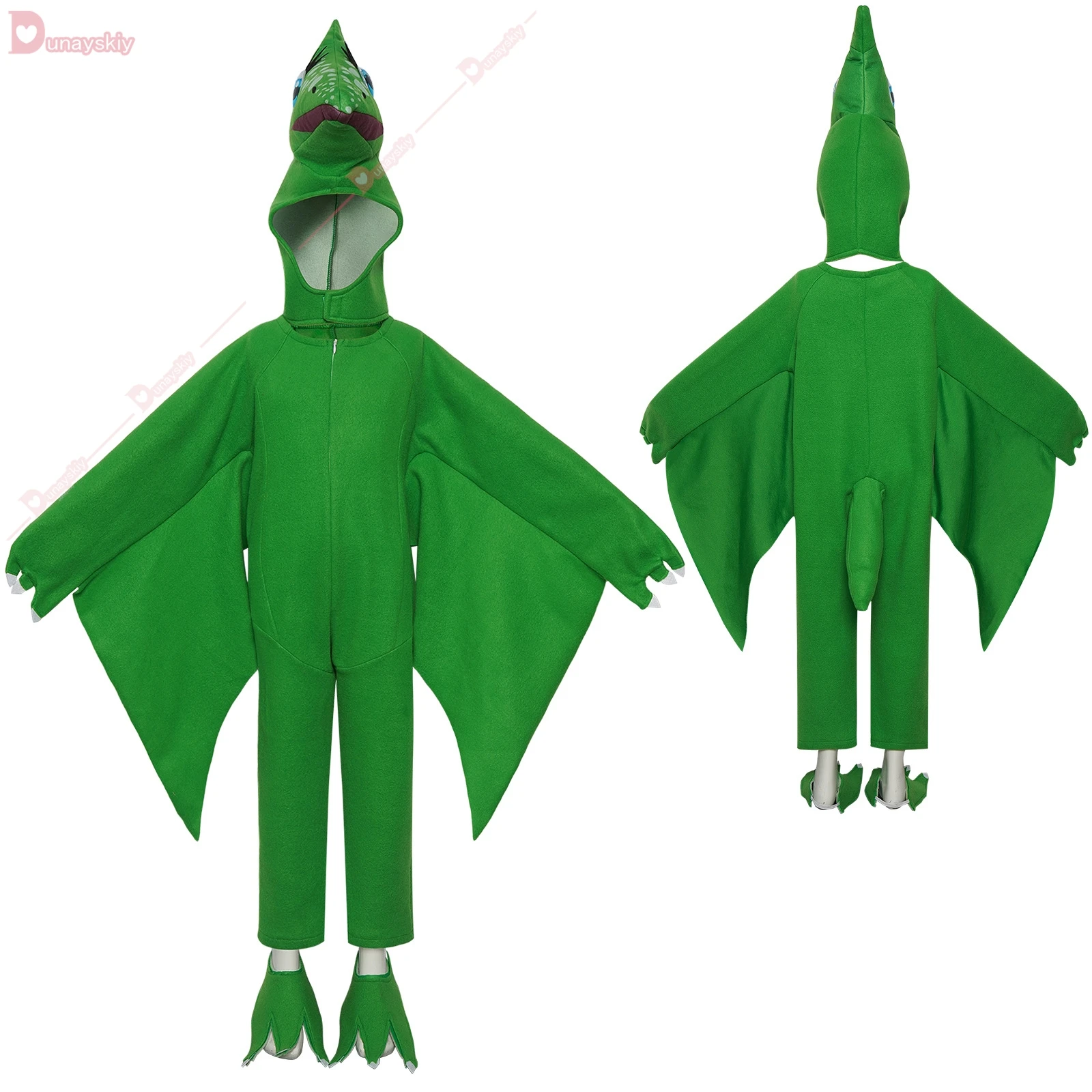 2024 New Animal Dinosaur Costume For Kids Dragon Jumpsuit Costume Pterosaur Game Clothing Halloween Cosplay Performance Clothes