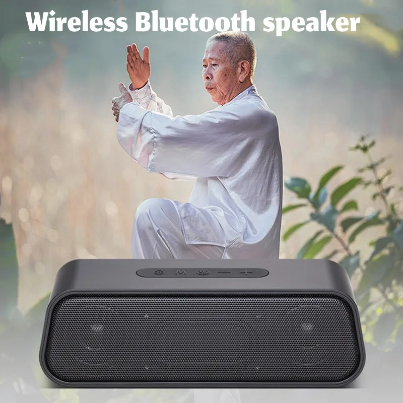 

Новый мини-сабвуфер с радио Bluetooth-динамик Открытый портативный Bluetooth-бумбокс Домашний настольный компьютер Громкоговоритель высокой громкости