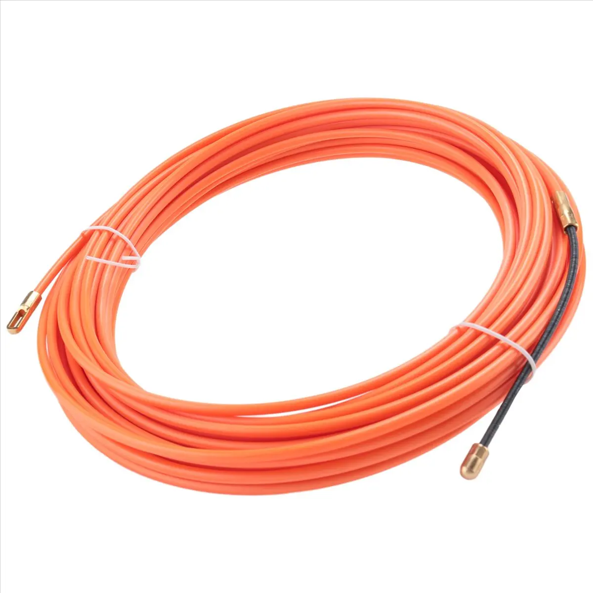 DT38 4Mm 15 Meter Orange Guide Device Nylon Electric Cable Push Pullers Duct Snake Rodder Fish Tape Wire