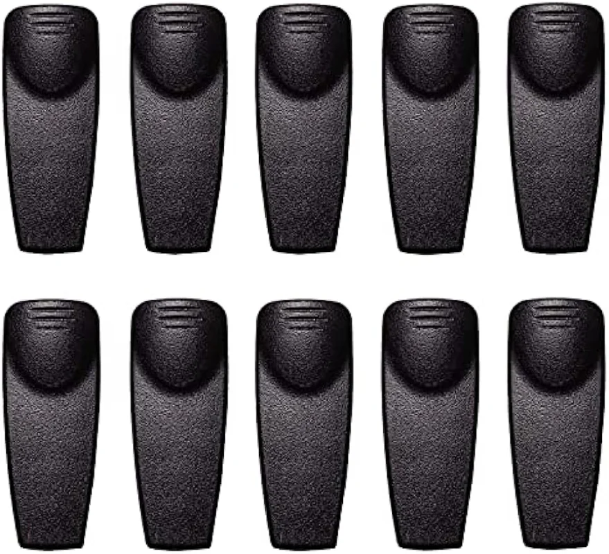 

10 Pack HNN9013 Belt Clip for Motorola HT750 HT1250 HT1225 XTS1500 CP125 CP185 CT250 CT450 PR860 GP140 GP328 GP338 GP340HLN9844