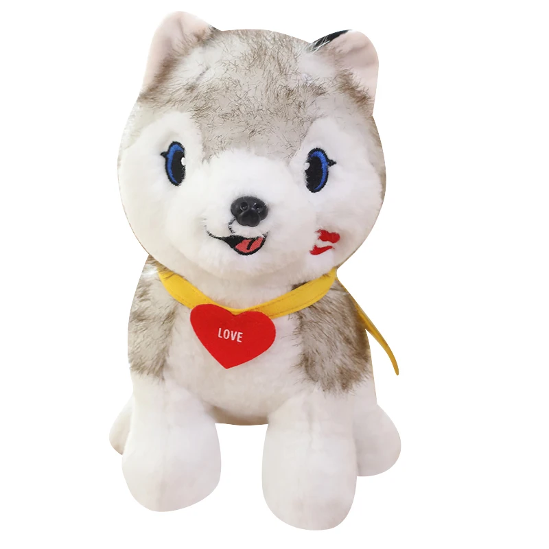 28/40cm Kawaii Husky Dog Plush Toy Lifelike Wolf Soft Stuffed Animals Cartoon Plush Children Doll Fluffy Birthday Gift Child Toy