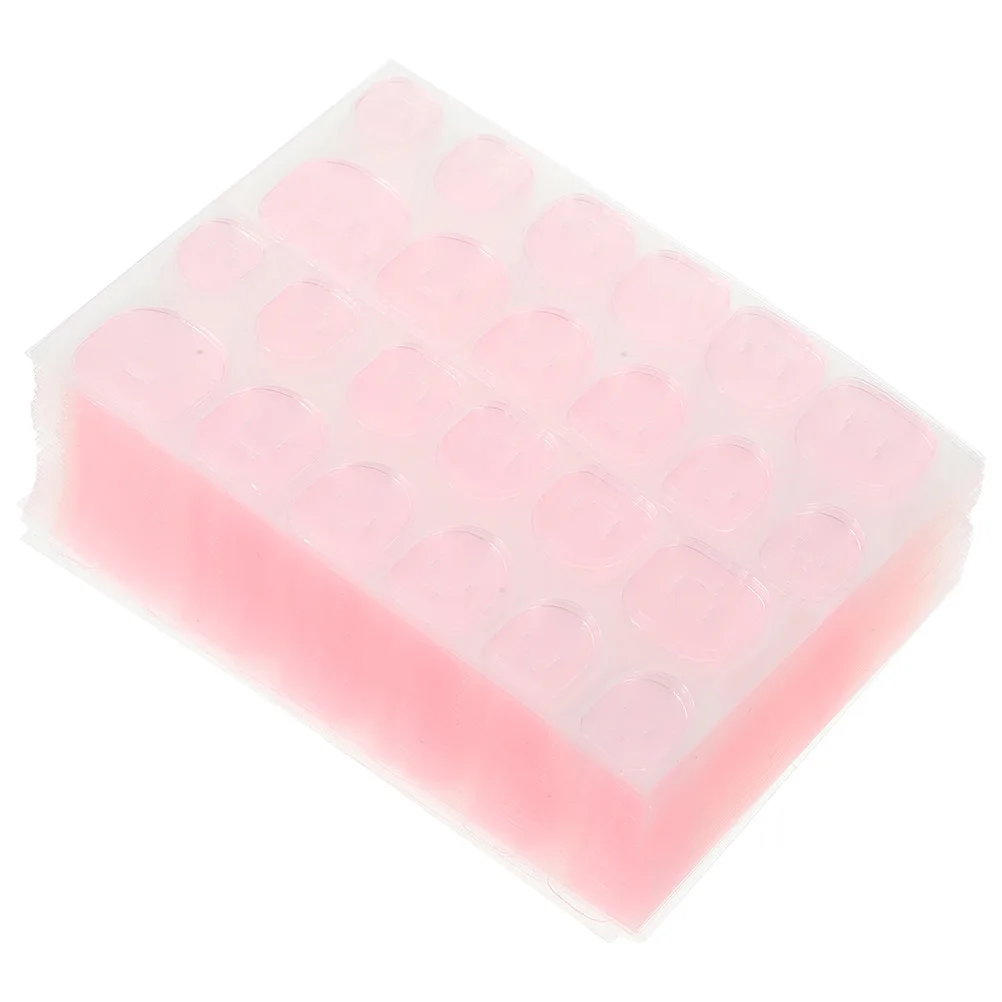 

100pcs Double Sided Glue Strong Adhesive Tabs For Press On Artificial False Nails Easy Apply Nail Stickers Manicure Supplies