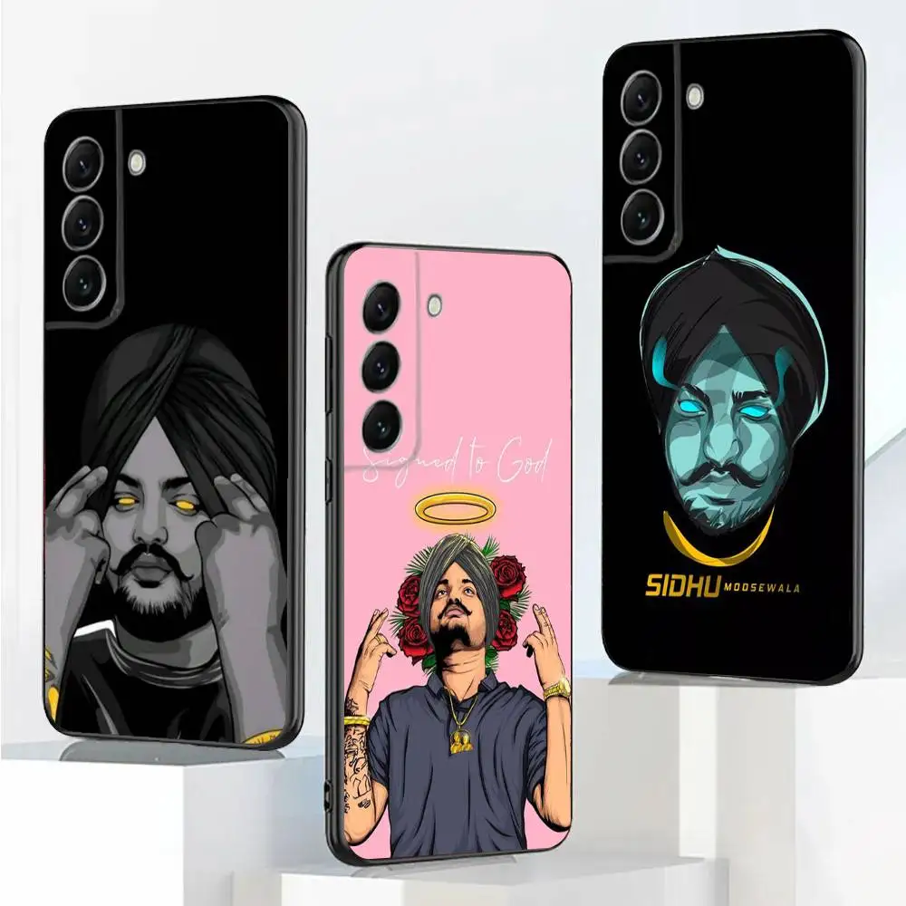 

Indian Sidhu Moose Wala Phone Case For Samsung Galaxy A20,A21s,A22,A31,A32,A52,A53,A72,73,A80,A91 Soft Black Cover