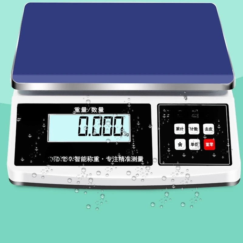 precision 0.1g commercial electronic scale electronic platform scale industrial high-precision weighing