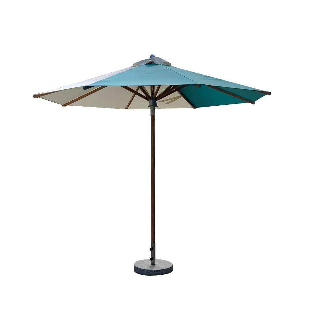 Customized High Quality Garden Swimming Pool Umbrella Sunshade 2.5X2.5meter Middle Pole Umbrella Outdoor Furniture Parasol