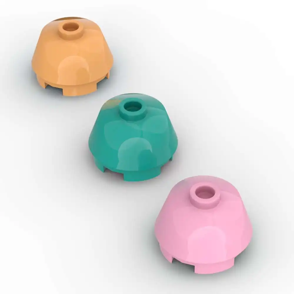 MOC 10 STKS Stapelen 98100 Plaat High-Tech Klassieke Adaptieve Baksteen Kegel 2x2 Bouwsteen Speelgoed Volwassenen Jongens Meisjes Vakantie Geschenken