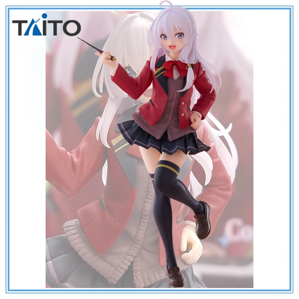 

В наличии Оригинальная предварительно окрашенная фигурка TAiTO Coreful Majo No Tabitabi Seifuku Ver. Элейна Аниме Фигурка Модель Украшение