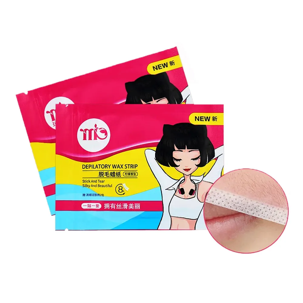 

Facial Professional DEPILATORY WAX STRIP Lip Hair Beard Removal Wax Paper Full Body Leg Hair Armpit Non Permanent Hair Removal