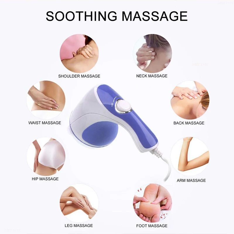 5 in 1 Full Relax Tone Spin Body Massager 3D Electric Full Body Slimming Massager Roller Cellulite Massaging Smarter Device