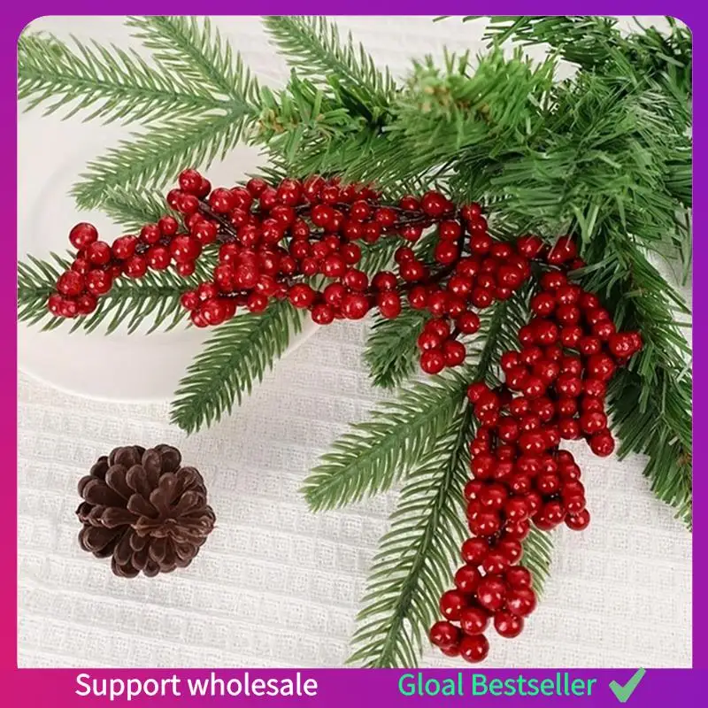 

A38M искусственные декоративные ягоды DIY праздничные украшения имитация ягодной веревки домашние декоративные украшения