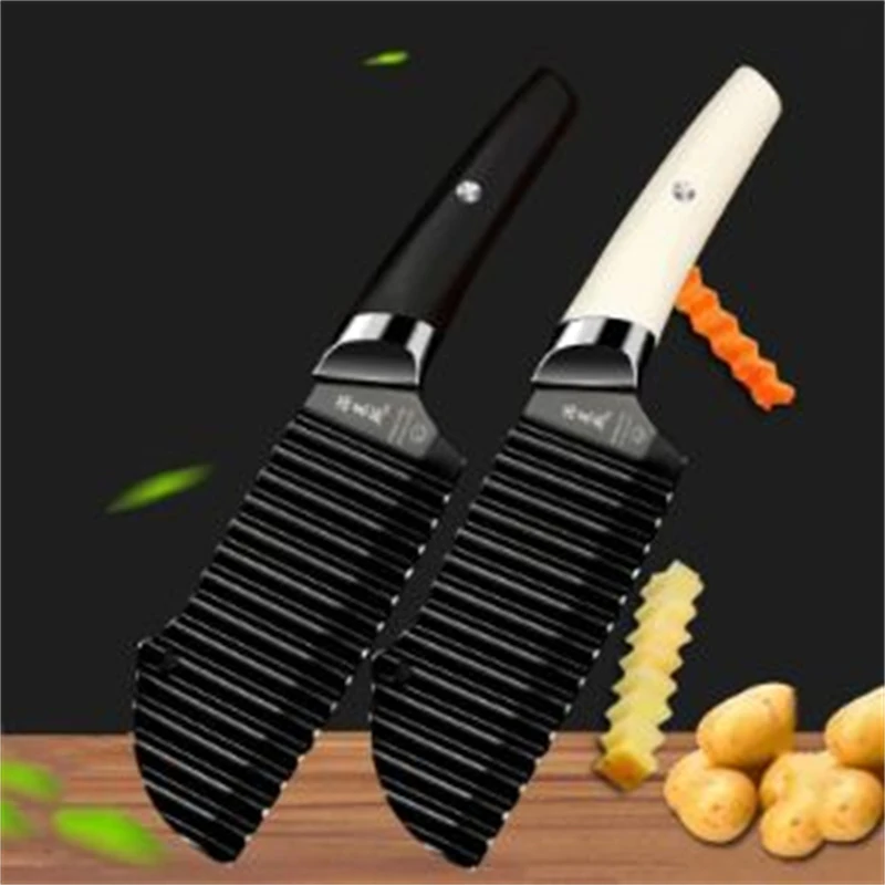 Ripple Knife Cut Vegetable Artifact Cut Potatoes Wavy Knife Langea Fried Knife Wolf Tooth Potato Knife