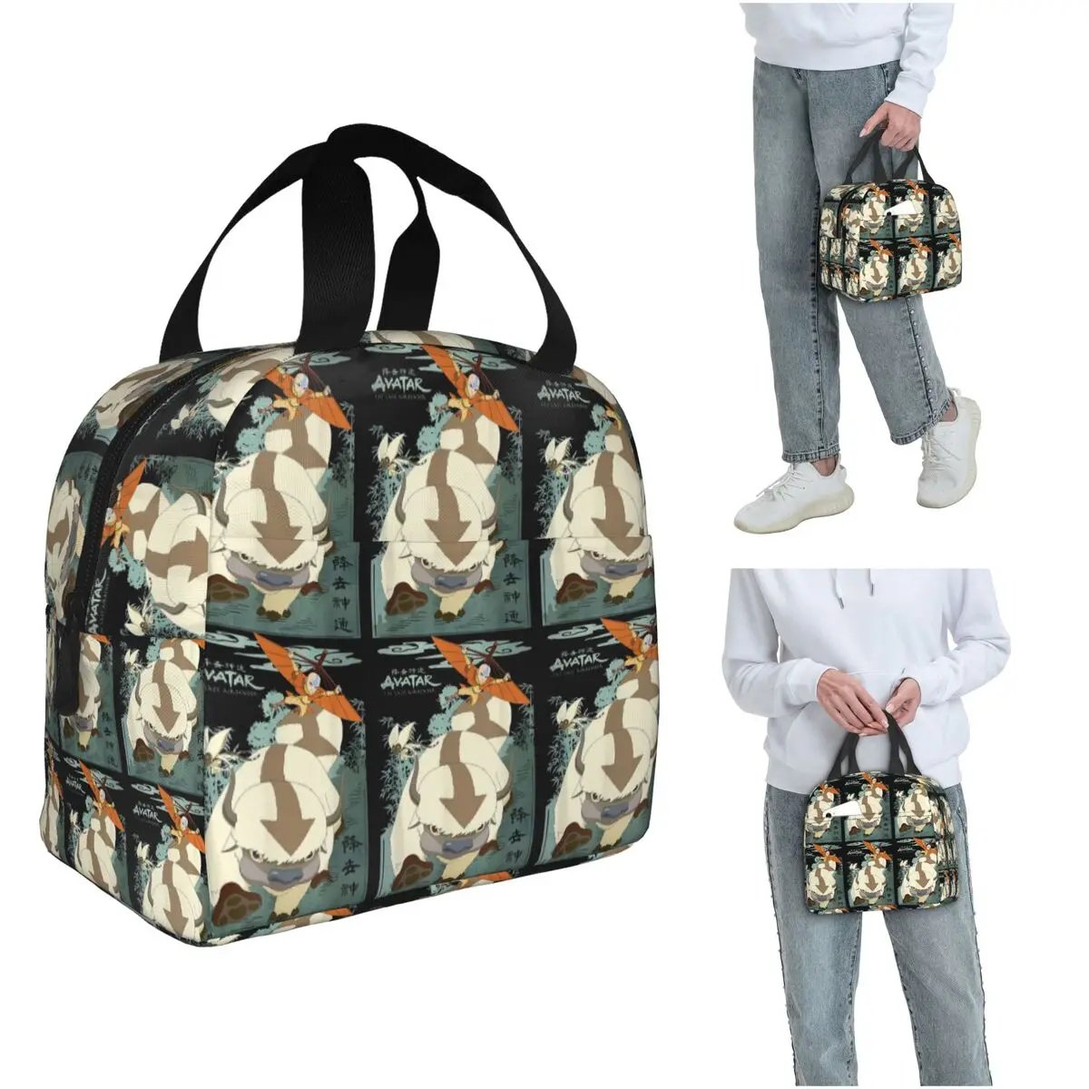 

Avatar In Flight Insulated Lunch Bag for Women Kids Portable Food Boxes Thermal Lunch Box Tote