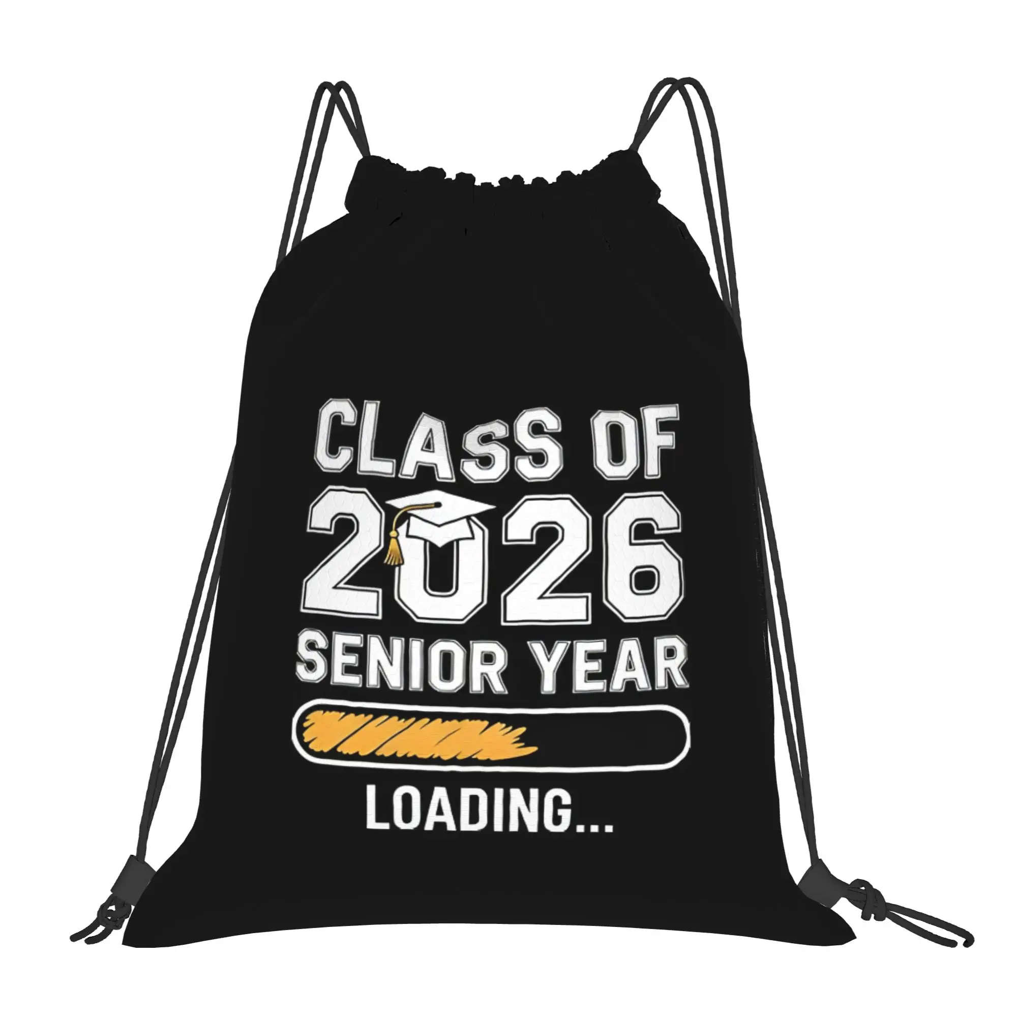 Class Of 2026 Green Graduation in 2026 Drawstring Bags Hiking Unisex Storage Organize Bundle Pocket Rope Bag
