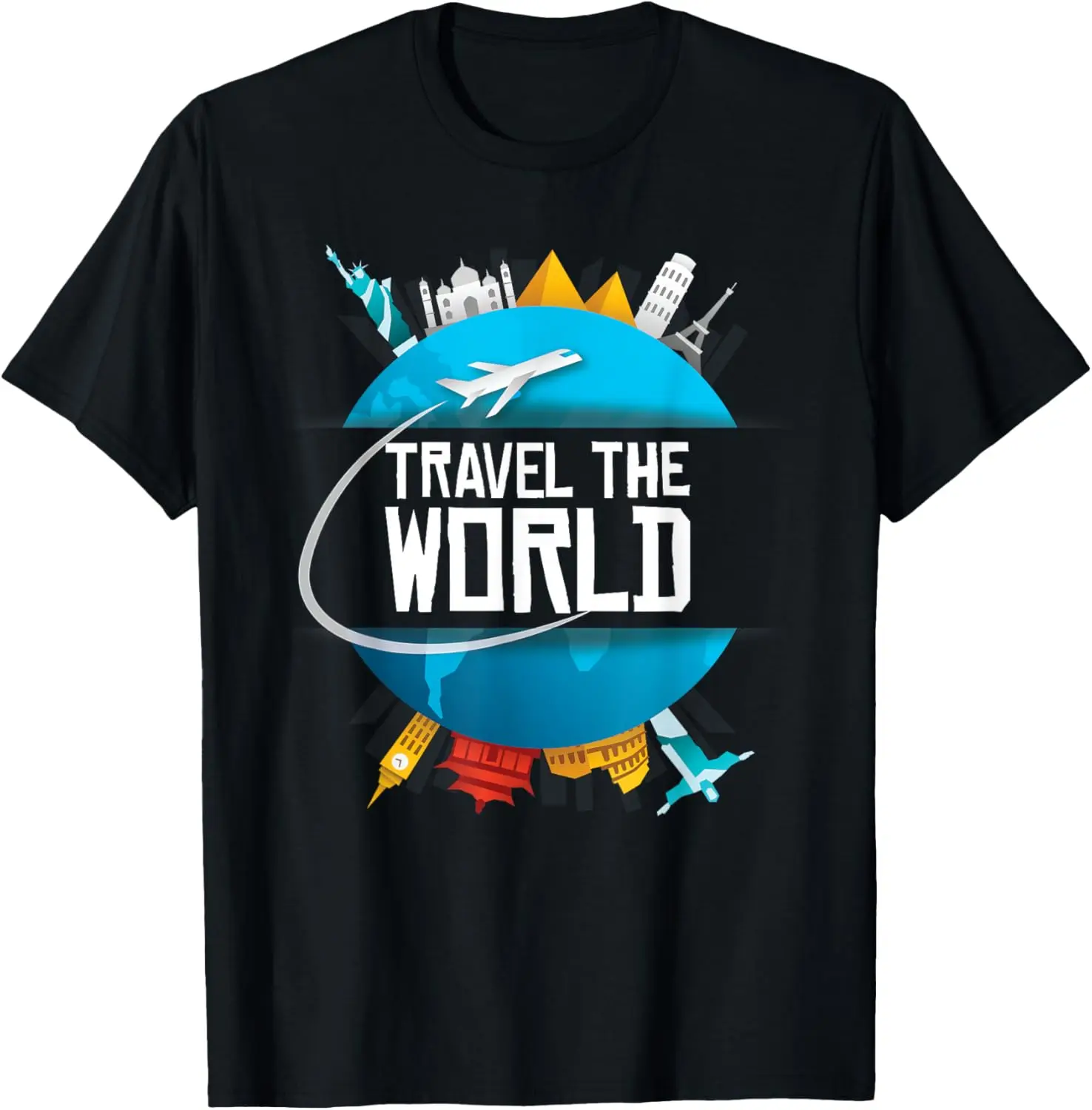 

World Trip Travel Around The World Traveller Gift T-Shirt