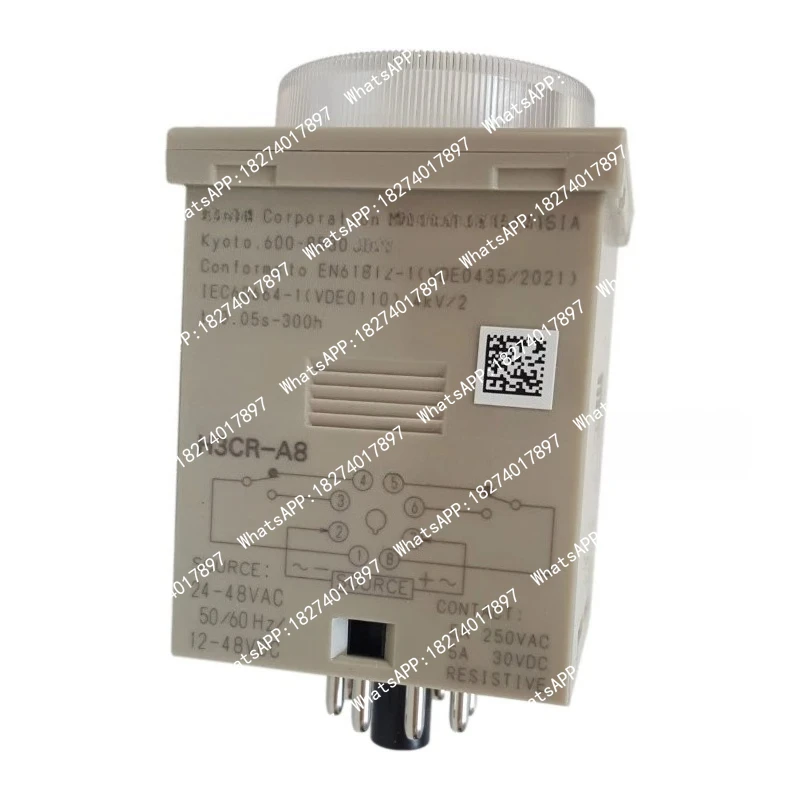 H3CR-A8 100-240VAC Time Relay Time Calculator Solid State Timer