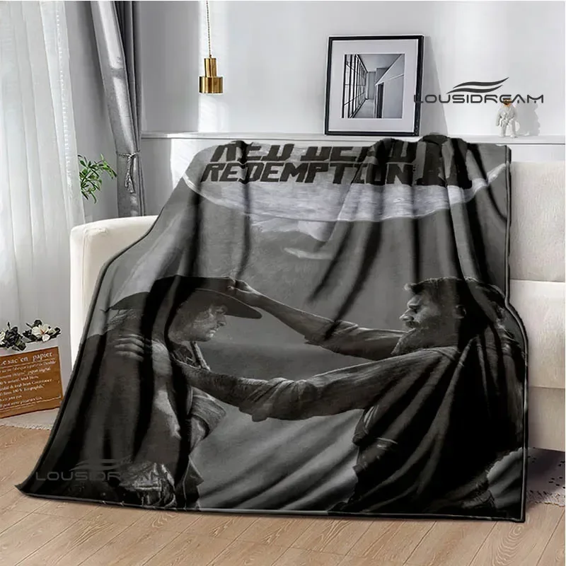 

Red Dead Redemption 2 pint blankets picnic blanket Warm Flannel blankets Soft and comfortable blanket bed linings Birthday Gift