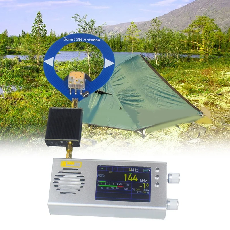 Радиоприемник TEF6686, вседиапазонный FM/MW/коротковолновый/LW радиоприемник, портативное радио с усилителем антенны в форме пончика