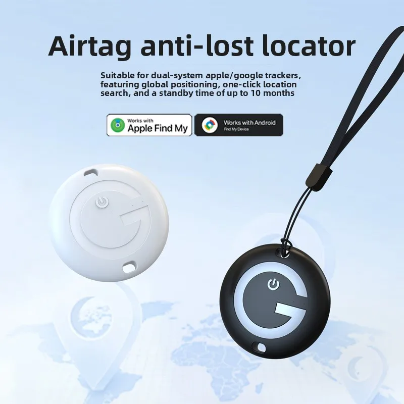 

Airtag Locator Dual System Anti Loss Device IOS Google Global Positioning Backpack Tracker