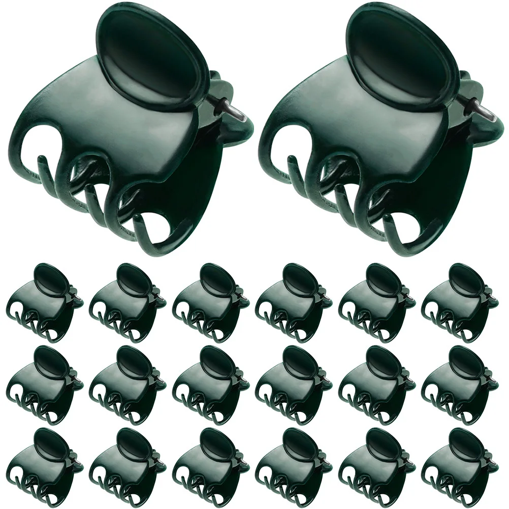 60 قطعة مقاطع نباتات الحديقة البلاستيك الجذعية يدعم كليب للطماطم الكرمة الخضروات زهرة دعم المشابك قابلة لإعادة الاستخدام مقاطع جذع الكرمة