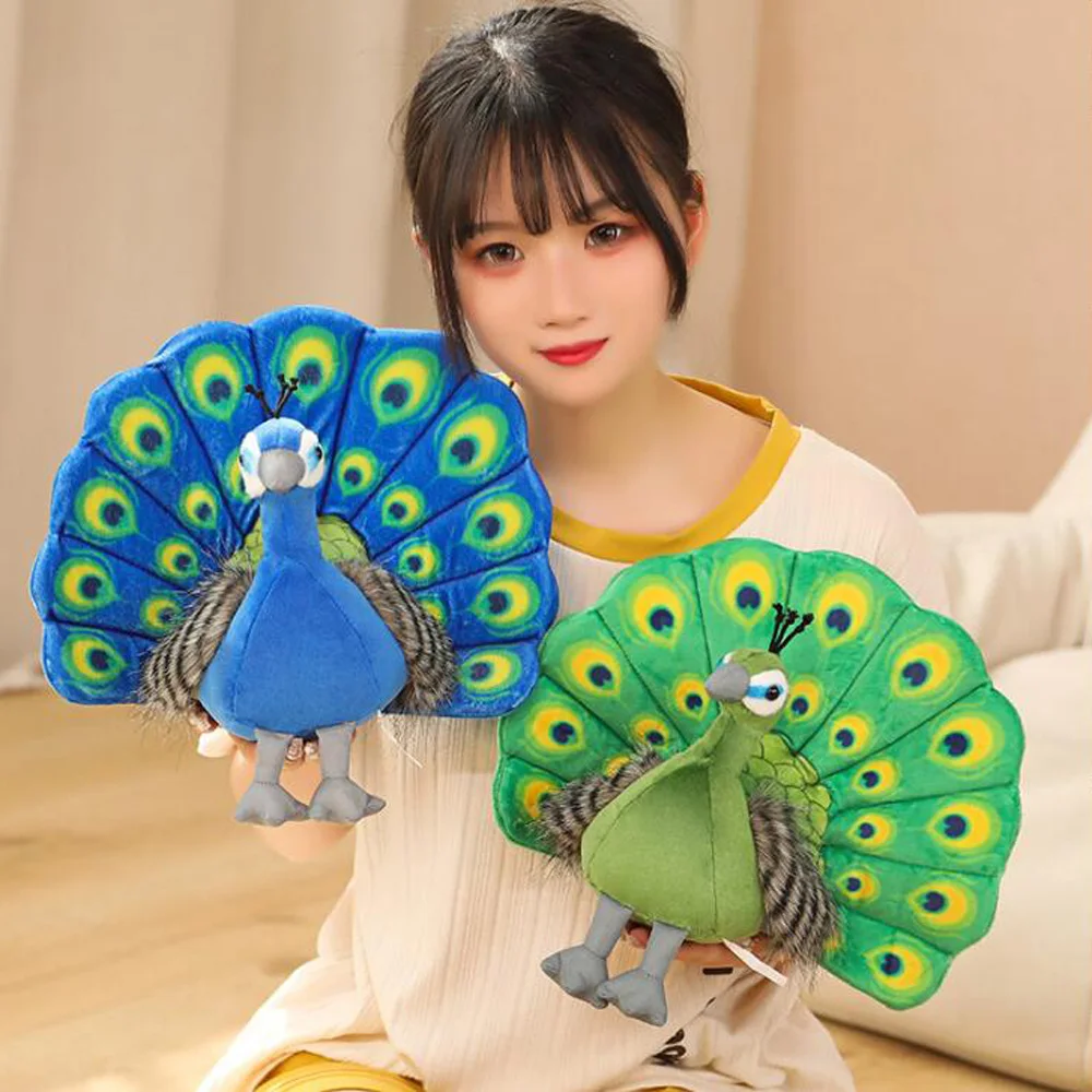 Cartoon Simulation Peacock Stuffed Children Plush Toy