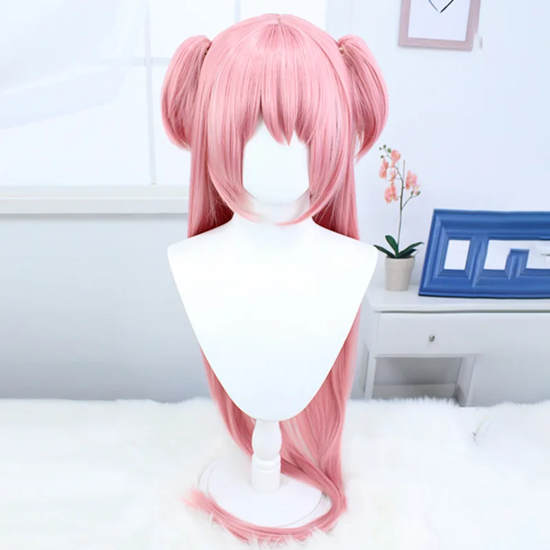 Kaname Madoka Wig Anime Puella Magi Madoka Magica Cosplay Ultimate Madoka Pink Long Hair High Heat Resistant Hair